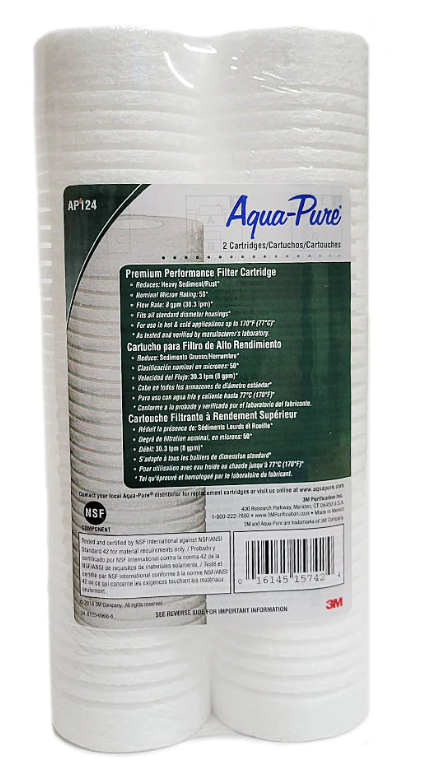 3M™ Aqua-Pure™ AP124 - AP100 Series Whole House Water Filter Drop-in Cartridge