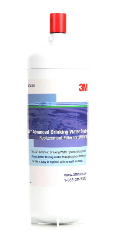 3M™ 3MDW311-01 Under Sink Dedicated Faucet Water Filter Cartridge
