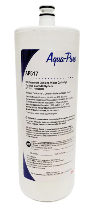 3M™ Aqua-Pure™ AP517 Under Sink Water Filter Cartridge