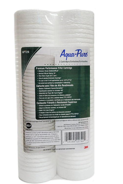 3M™ Aqua-Pure™ AP124-BK - AP100 Series Whole House Water Filter Drop-in Cartridge Bulk