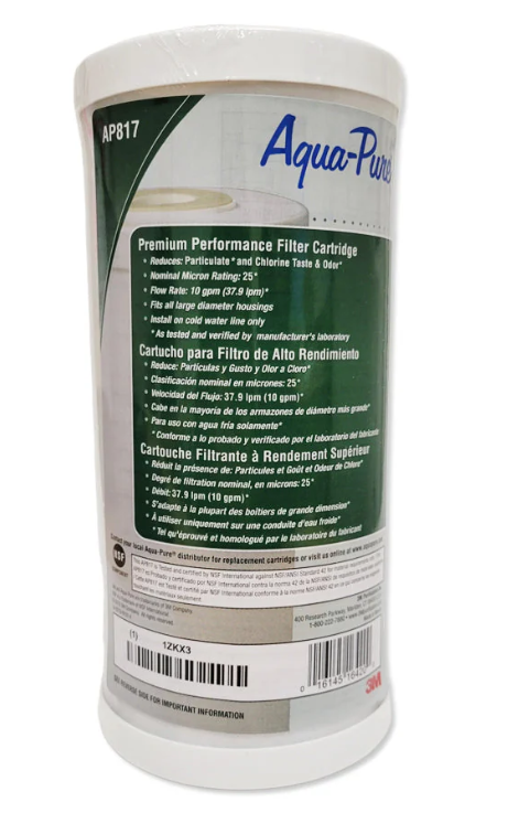 3M™ Aqua-Pure™ AP817 - AP800 Series Whole House Water Filter Drop-in Cartridge